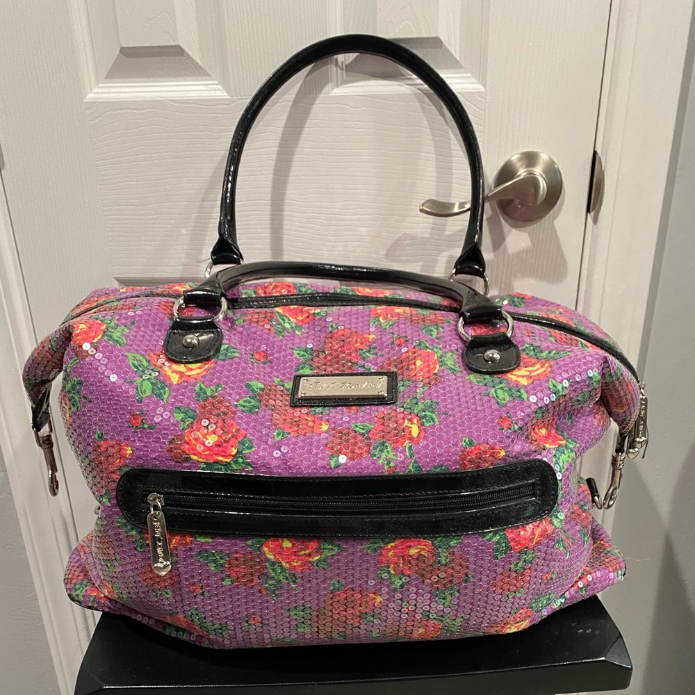 Large sequined Betsey Johnson bag